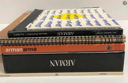  ARMAN: ensemble de 7 ouvrages monographiques et catalogues d'exposition dont un...