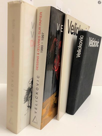 Set of 4 books including: 

- Vladimir VELICKOVIC,...