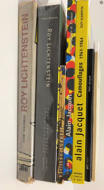  Ensemble de 7 ouvrages monographiques et catalogues d'exposition : 
- Roy LICHTENSTEIN...