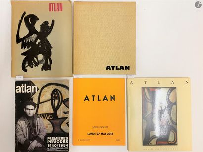 null ATLAN : ensemble de 5 ouvrages monographiques, catalogues d'exposition et catalogue...
