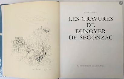 null André DUNOYER DE SEGONZAC, Les gravures de Dunoyer de Segonzac, Roger Passeron,...
