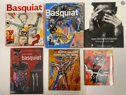 null Jean Michel BASQUIAT: set of 6 monographic works and exhibition catalogs.