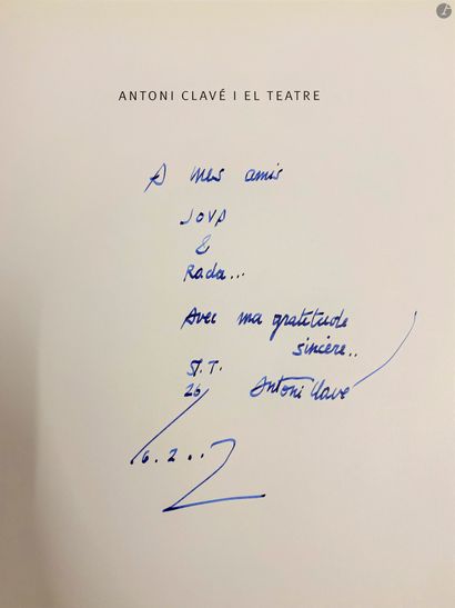 null Antoni CLAVE: set of 19 works including monographic works, exhibition catalogs...