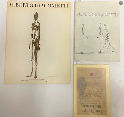 null Ensemble de 9 ouvrages monographiques et catalogues d'exposition :

- Alberto...