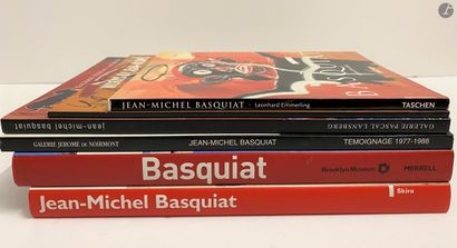 null Jean Michel BASQUIAT : ensemble de 6 ouvrages monographiques et catalogues ...