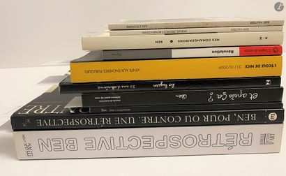 null BEN : set of 10 monographic books and exhibition catalogs and miscellaneous...