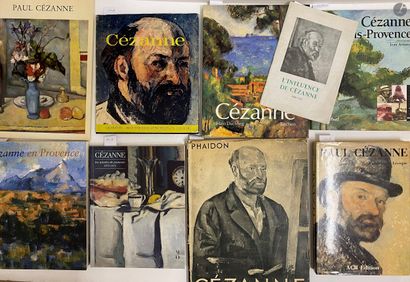  Ensemble de 17 ouvrages monographiques et catalogues d'exposition : 
- Paul CEZANNE...