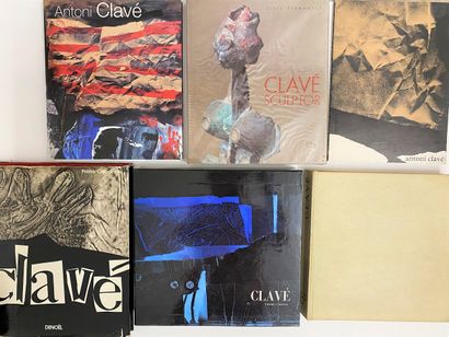null Antoni CLAVE : ensemble de 19 ouvrages dont ouvrages monographiques, catalogues...