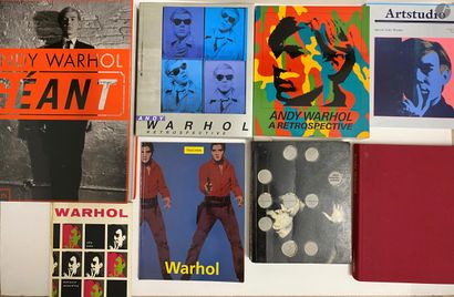 Andy WARHOL: ensemble de 8 ouvrages monographiques...