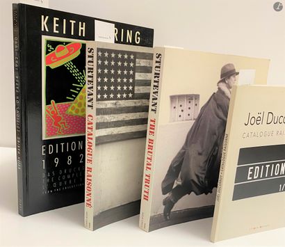 Ensemble de 4 ouvrages : 
- Keith HARING,...