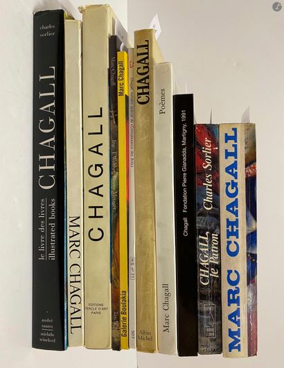 null Marc CHAGALL : ensemble de 11 ouvrages monographiques et catalogues d'expos...