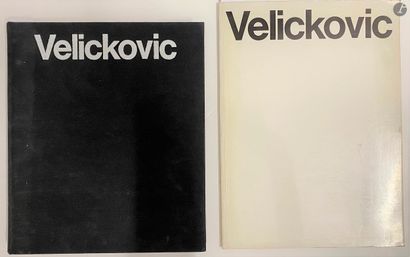 null Set of 4 books including: 

- Vladimir VELICKOVIC, drawings, 1957-1979, Alain...