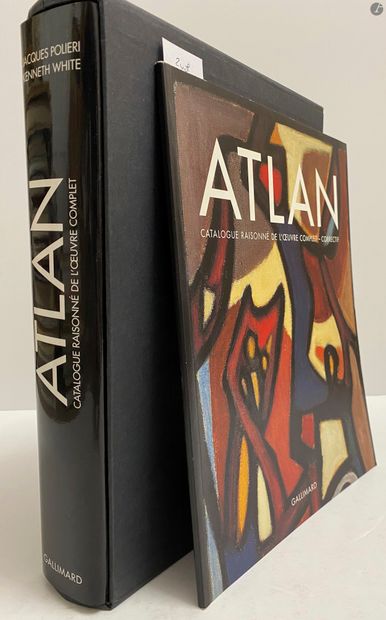 null Set of 2 books : 

- ATLAN, catalog raisonné of the complete work, Jacques Polieri,...
