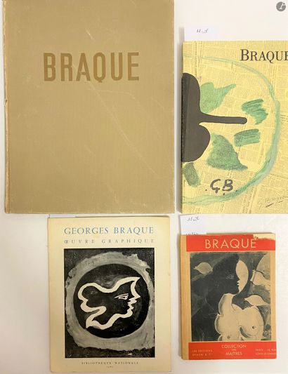  Ensemble de 18 ouvrages monographiques et catalogues d'exposition : 
- Pablo PICASSO...