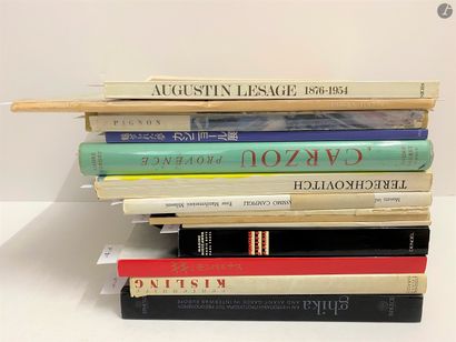 null 
Set of 14 monographic books and exhibition catalogs: 




- Augustin LESAGE...