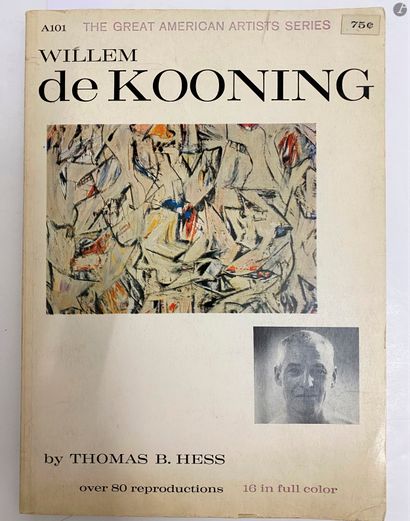 null Set of 5 monographic books and exhibition catalogs: 

- Willem de KOONING

-...