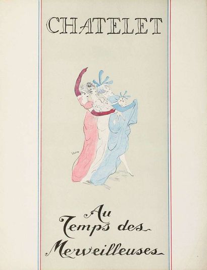 null Théâtre du CHÂTELET. 2 programmes illustrés, 1934-1937 (parfait état). Au Temps...