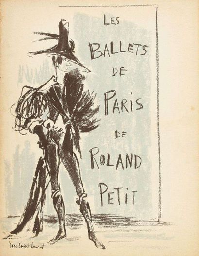 null DANSE. Roland PETIT. 5 programmes illustrés des Ballets de Paris de Roland Petit,...
