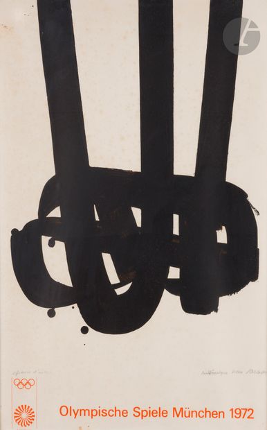 null Pierre Soulages (1919-2022) 
Lithographie n° 29. 1972. Lithographie (offset)....