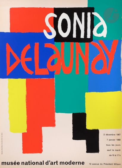 null Sonia Delaunay (1885-1979) (d’après) 
Affiche pour une exposition de l’artiste...