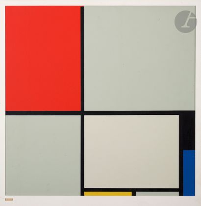 null Piet Mondrian (1872-1944) (d’après) 
Composition n° III en rouge, bleu, jaune...
