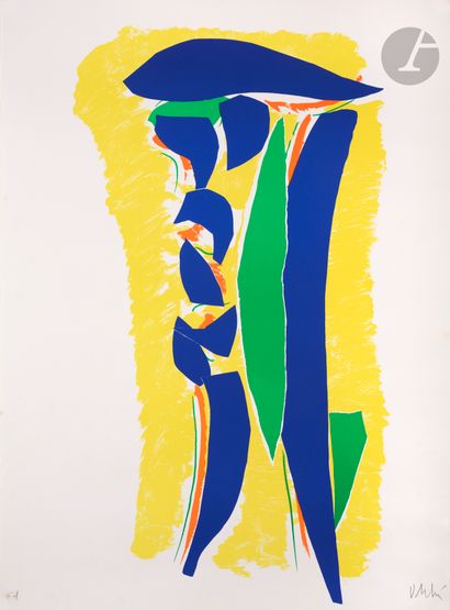 Olivier Debré (1920-1999) 
Affiche pour l’exposition...