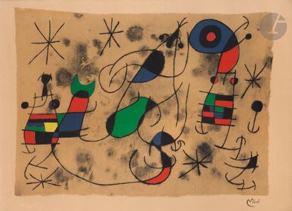 null Joan Miró (1893-1983) (d’après) 
Pl. pour Derrière le Miroir, n° 164-165, Maghet...