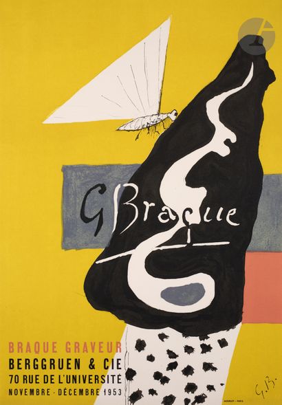 null Georges Braque (1882-1963) (after) 
The Butterfly. Poster for an exhibition...