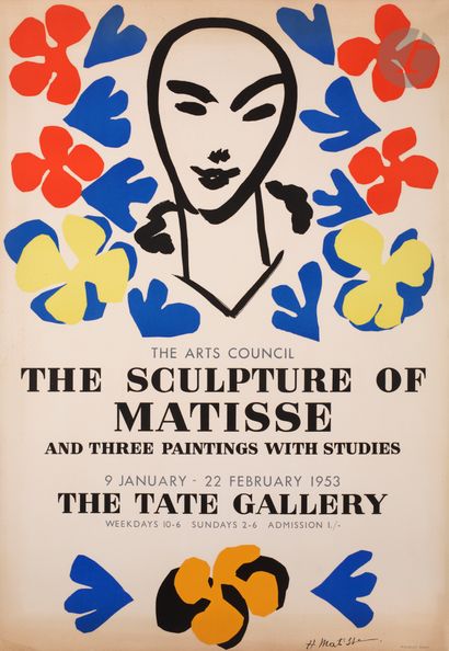 null Henri Matisse (1869-1954) 
The Sculpture of Matisse and three Paintings with...