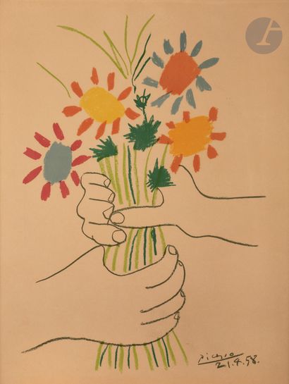 Pablo Picasso (1881-1973) (after) 
Paz. Estocolmo....
