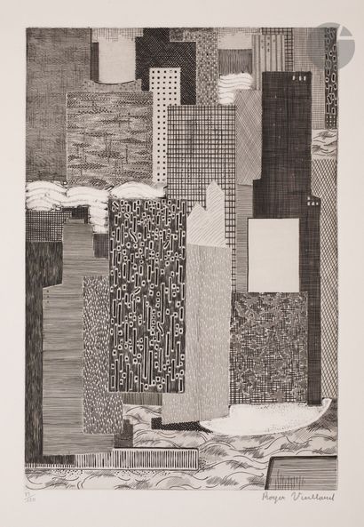 Roger Vieillard (1907-1989) 
Manhattan. 1966....