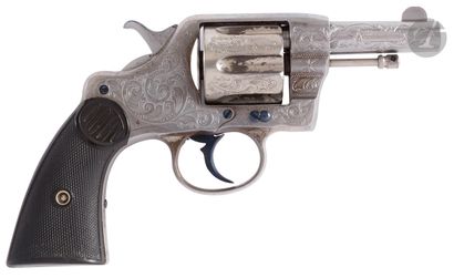 Revolver Colt gravé, modèle New Army et Navy...