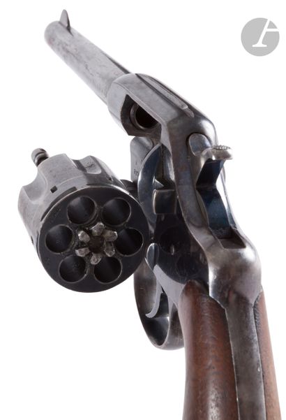 null Revolver Colt Navy Official Police Model 1889, six coups, calibre 38 Long Colt...