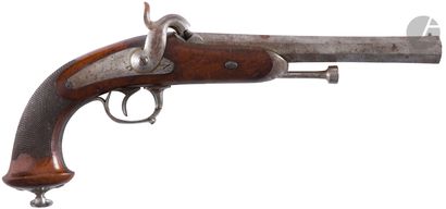 Pistolet à percussion d’officier modèle 1833,...