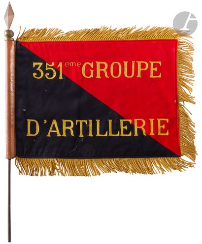 Fanion du 351ere groupe d’artillerie – Batterie...