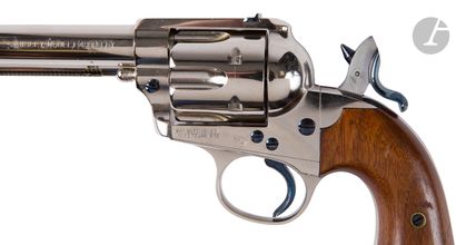 null Revolver Colt Bisley model Target, six coups, calibre 455 Eley SA.
Canon rayé,...