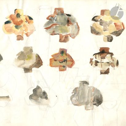 null JACQUELINE LERAT (1920-2009) – COLLECTION LERAT
Corps peint, 1978
Vase.
Grès,...