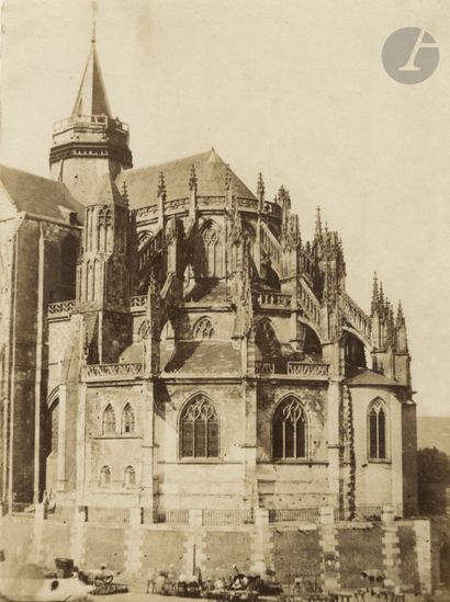 null Édouard d’Urban 
Eu (Seine-Maritime), c. 1855. 
Le Château d'Eu. La collégiale...