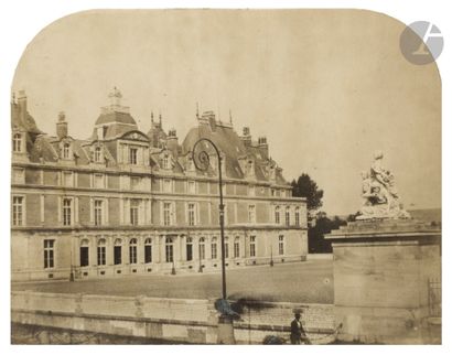 null Edward d'Urban 
Eu (Seine-Maritime), c. 1855. 
The Castle of Eu. The Collegiate...