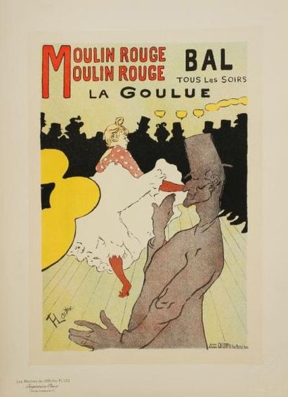 null [LES MAÎTRES DE L'AFFICHE] Toulouse-Lautrec, Le Moulin Rouge, pl. 122