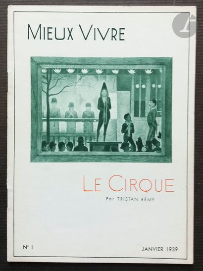 null MIEUX VIVRE 1936-1939.
46 fascicules - Collection complète.
Revue mensuelle....