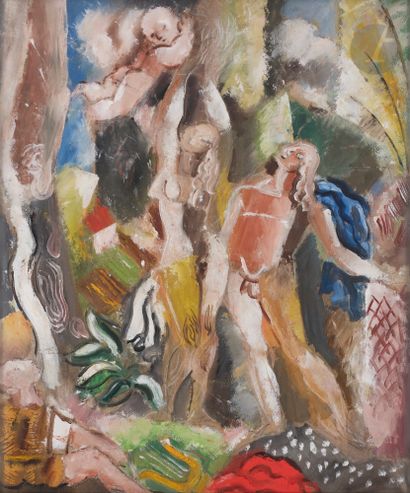 null Charles DUFRESNE (1876-1938)
Apollo and Daphne
Oil on paper pasted on canvas.
Not...