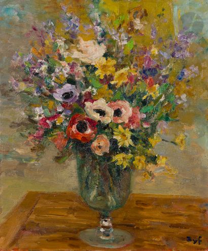 null Marcel DREYFUS known as DYF (1899-1985)
Anemones, 1950
Oil on canvas.
Signed...