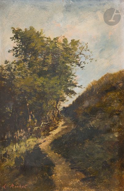 null Léon RICHET (1847-1907)
Chemin
2 huiles sur carton.
Signées.
24 x 16 cm cha...