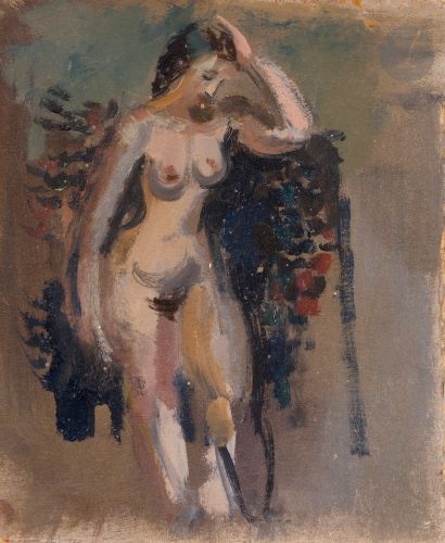 Nicolas WACKER (1897-1987)
Standing Nude,...