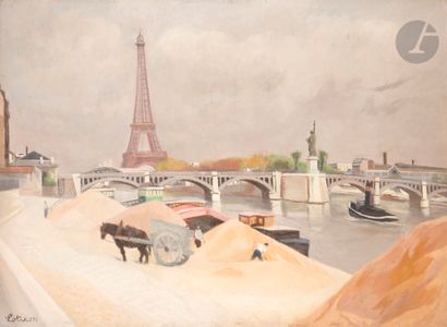 Robert LOTIRON (1886-1966)
Le Pont de Grenelle,...