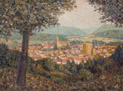 null Auguste Michel COLLE (1872-1949)
Vallée de Baccarat, 1912
Huile sur toile.
Signée...