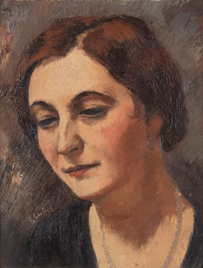 François EBERL (1887-1962)
Portrait of Madame...