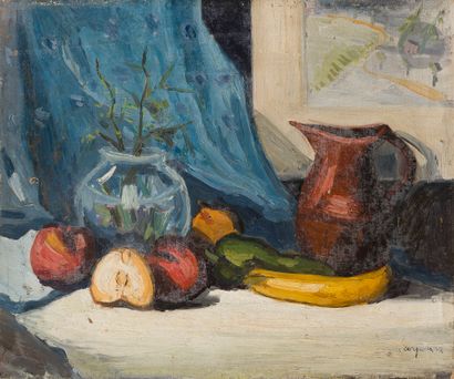 null Antonio CORPORA (1909-2004)
Still life, 1932
Oil on canvas.
Signed and dated...