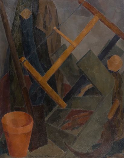 null Luc-Albert MOREAU (1881-1948)
L’Atelier, 1920
Huile sur toile.
Signée en pied.
Signée...